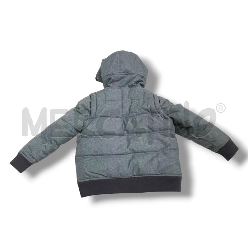 GIUBBINO BAMBINO TIMBERLAND GRIGIO MELANGE CAPPUCCIO SMANICABILE  | Mercatino dell'Usato Rivoli 2