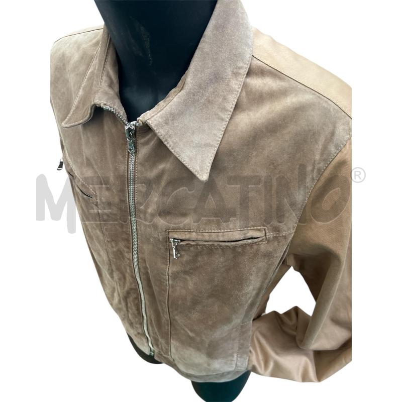 GIUBBINO UOMO DOLCE & GABBANA JEANS SCAMOSCIATO BEIGE  | Mercatino dell'Usato Rivoli 3