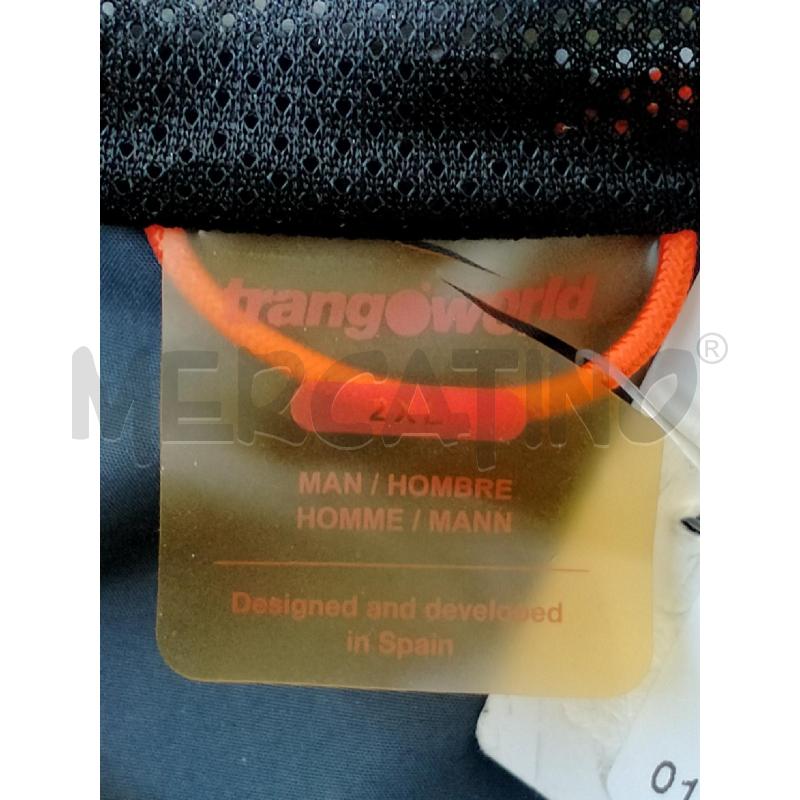 GIUBBINO UOMO TRANGOWORLD GRIGIO ZIP ROSSE | Mercatino dell'Usato Rivoli 3