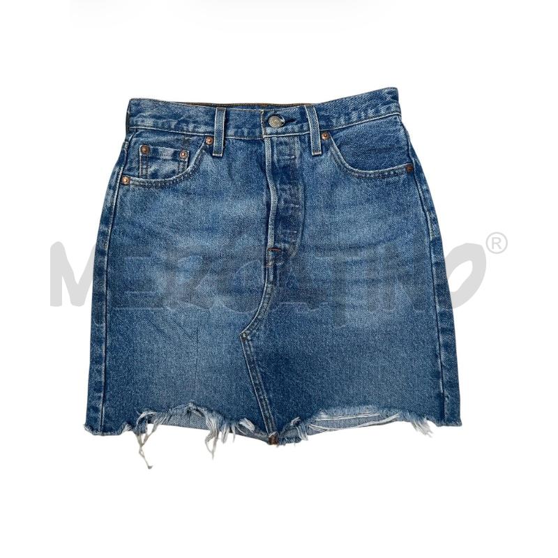 GONNA LEVIS BLU JEANS SFRANGIATA/STRAPPI | Mercatino dell'Usato Rivoli 1