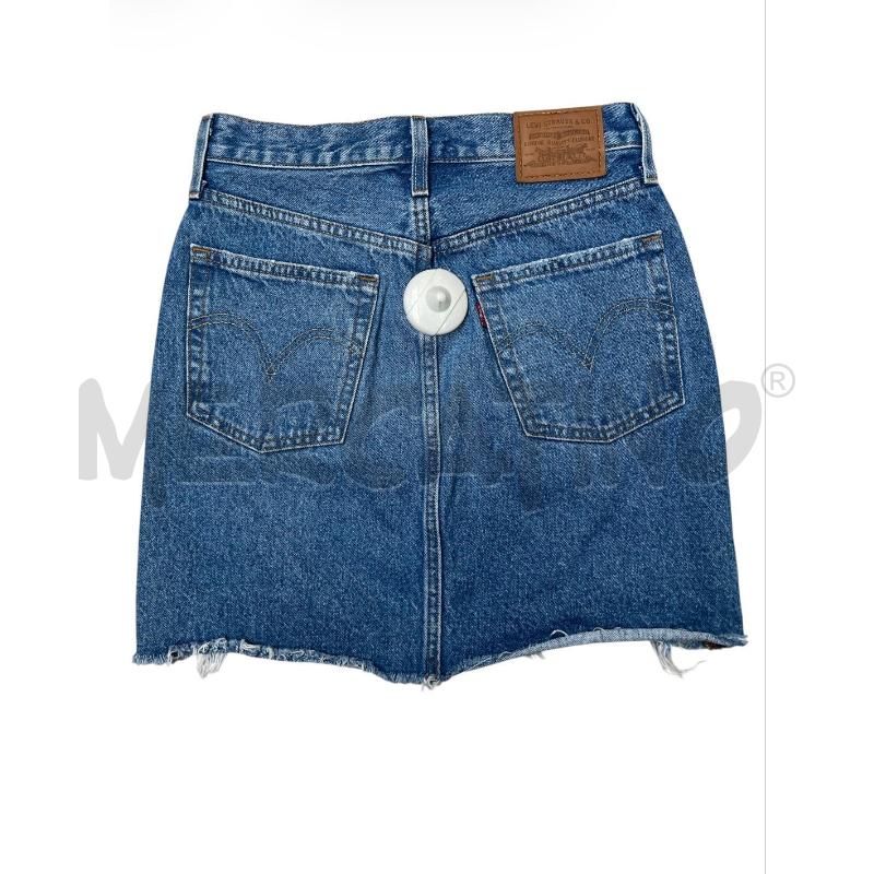 GONNA LEVIS BLU JEANS SFRANGIATA/STRAPPI | Mercatino dell'Usato Rivoli 2