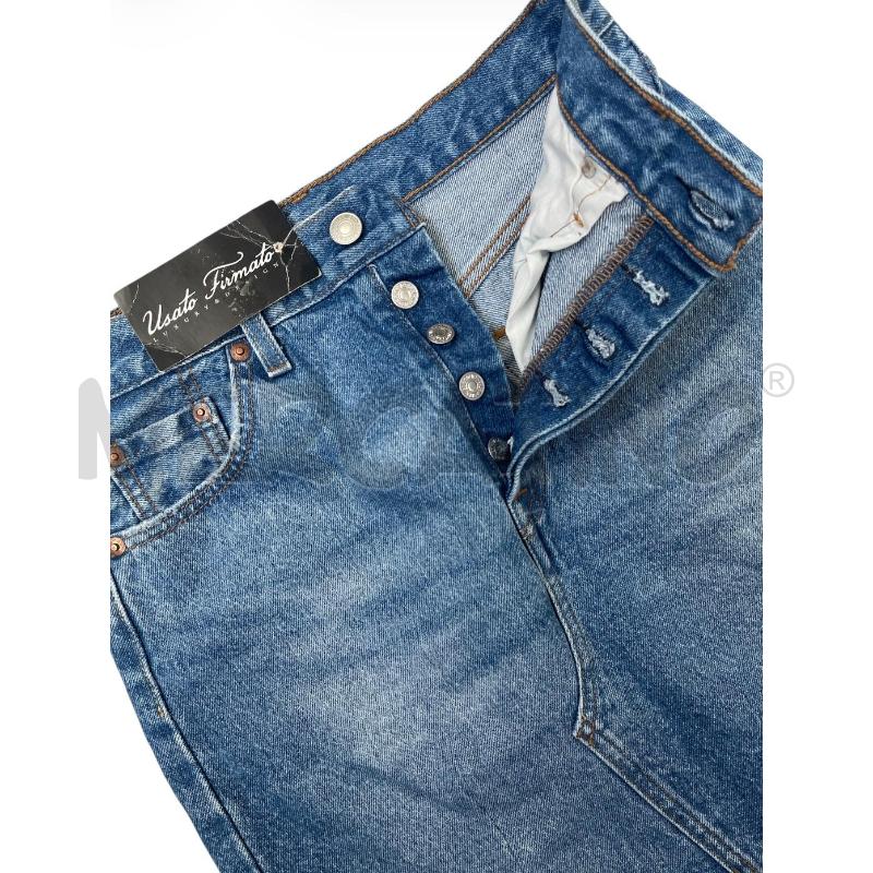GONNA LEVIS BLU JEANS SFRANGIATA/STRAPPI | Mercatino dell'Usato Rivoli 3