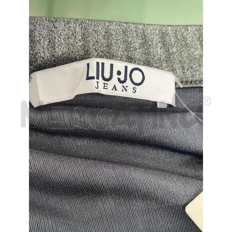 GONNA LIU JO JEANS ARGENTO SCURO TUBINO | Mercatino dell'Usato Rivoli 3