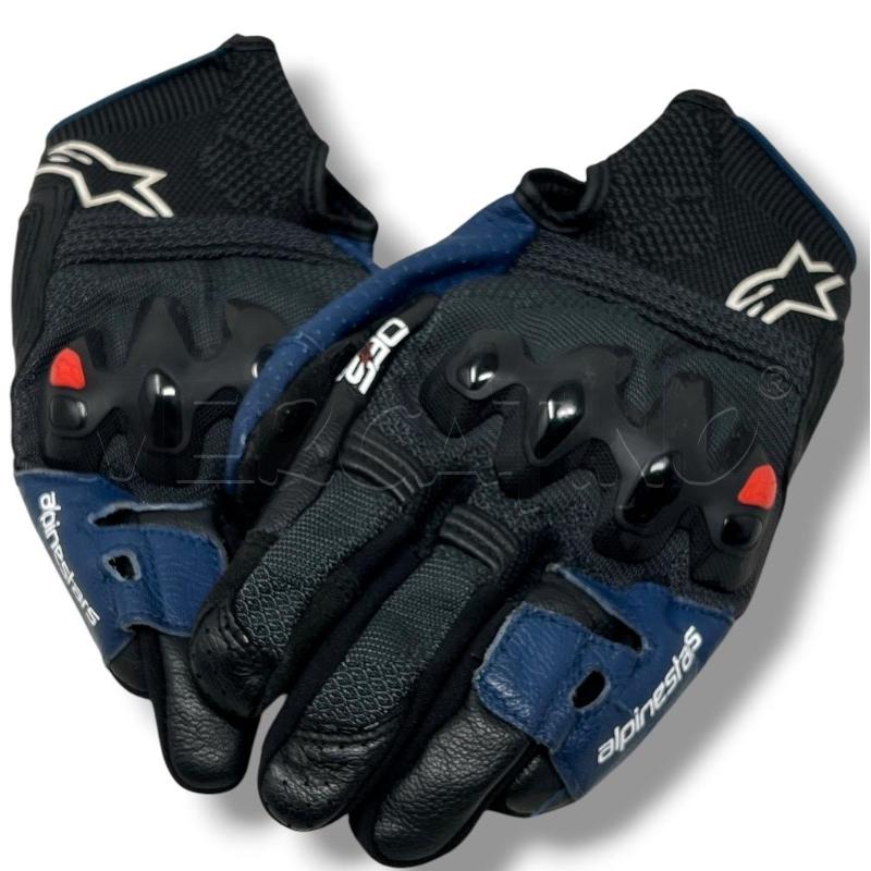 GUANTI MOTO ALPINESTARS NERI BLU TG.L | Mercatino dell'Usato Rivoli 3