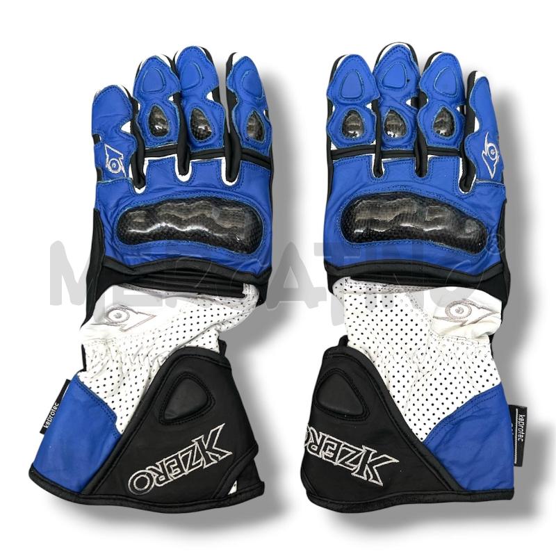GUANTI MOTO K0 TG. XL BLU BIANCO NERO | Mercatino dell'Usato Rivoli 1