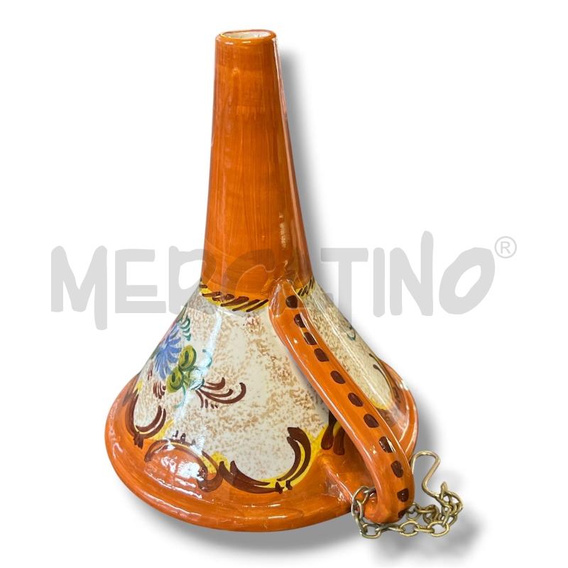IMBUTO MAIOLICA DERUTA MARCUCCI MARRONE 16CM | Mercatino dell'Usato Rivoli 2
