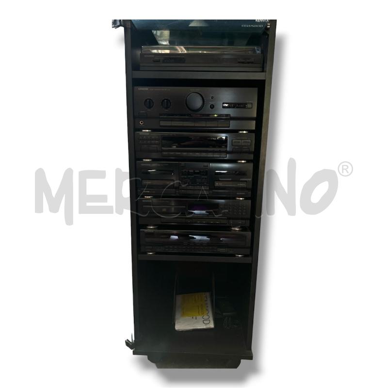 IMPIANTO STEREO KENWOOD ANNI 90 CON MOBILE | Mercatino dell'Usato Rivoli 1