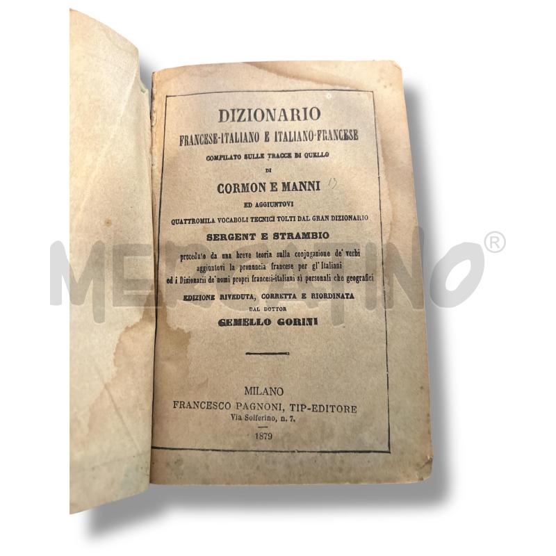 ITALIANO FRANCESE CORMON E MANNI 1879 | Mercatino dell'Usato Rivoli 4
