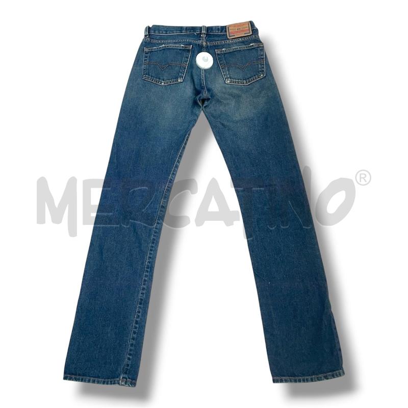 JEANS DONNA DIESEL BLU SCURO SFUMATI CHIUSURA BOTTONI | Mercatino dell'Usato Rivoli 2