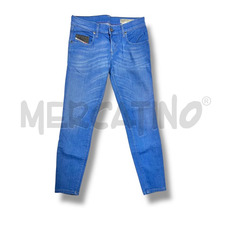 JEANS DONNA DIESEL GRUPEE ANKLE LAVAGGIO AZZURRO | Mercatino dell'Usato Rivoli 1
