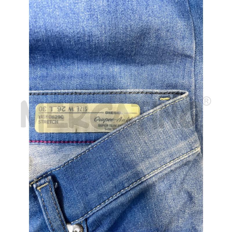 JEANS DONNA DIESEL GRUPEE ANKLE LAVAGGIO AZZURRO | Mercatino dell'Usato Rivoli 2