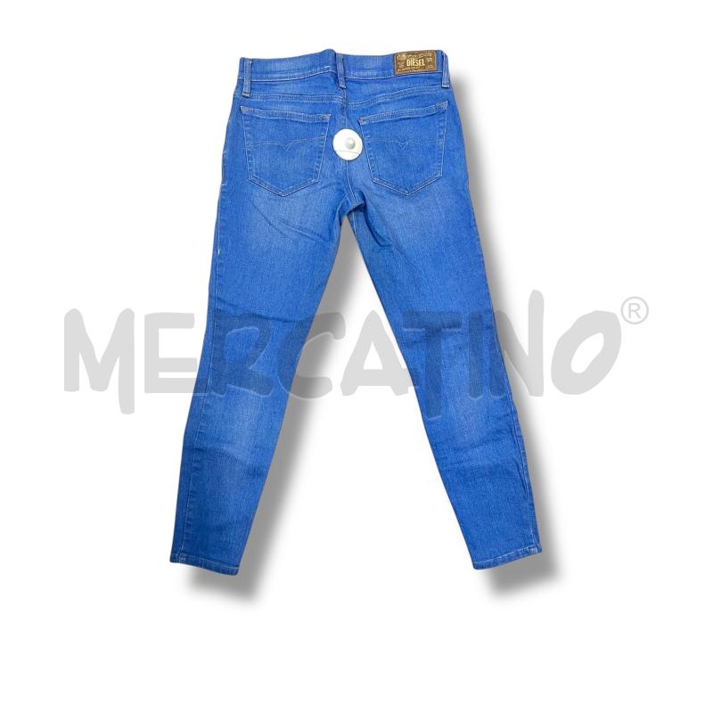 JEANS DONNA DIESEL GRUPEE ANKLE LAVAGGIO AZZURRO | Mercatino dell'Usato Rivoli 3