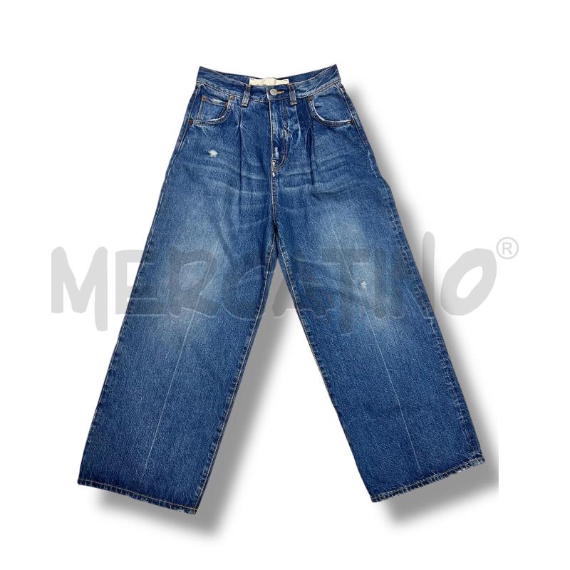 JEANS DONNA HAIKURE BAGGIE BLU STRAPPI | Mercatino dell'Usato Rivoli 1