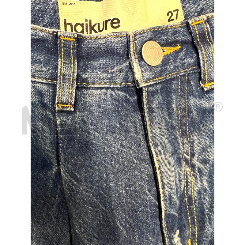 JEANS DONNA HAIKURE BAGGIE BLU STRAPPI | Mercatino dell'Usato Rivoli 3