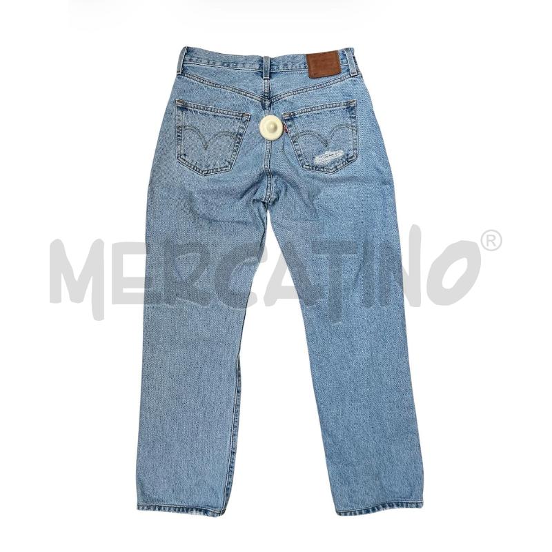 JEANS DONNA LEVIS 501 BLU CHIARO STRAPPI  | Mercatino dell'Usato Rivoli 2