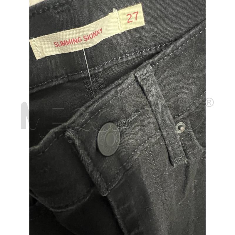 JEANS DONNA LEVI'S SLIMMING SKINNY NERI  | Mercatino dell'Usato Rivoli 3