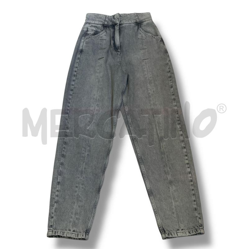 JEANS DONNA PATRIZIA PEPE GRIGIO CHIARO BARRE | Mercatino dell'Usato Rivoli 1