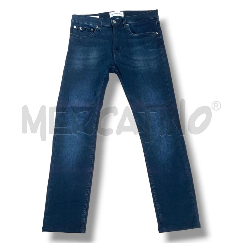 JEANS UOMO CALVIN KLEIN BLU SCURO SUPER SKINNY | Mercatino dell'Usato Rivoli 1