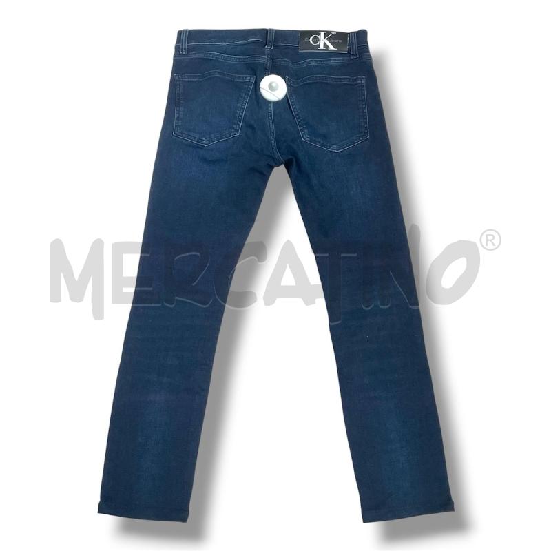 JEANS UOMO CALVIN KLEIN BLU SCURO SUPER SKINNY | Mercatino dell'Usato Rivoli 2