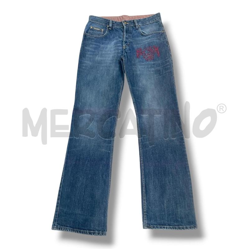 JEANS UOMO D&G BLU RICAMO TESCHIO ROSSO | Mercatino dell'Usato Rivoli 1