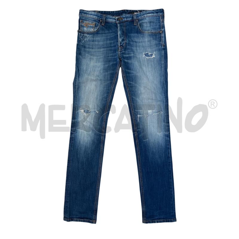 JEANS UOMO JUST CAVALLI SLIM MEDIUM WASH TASCA SERPENTE | Mercatino dell'Usato Rivoli 1