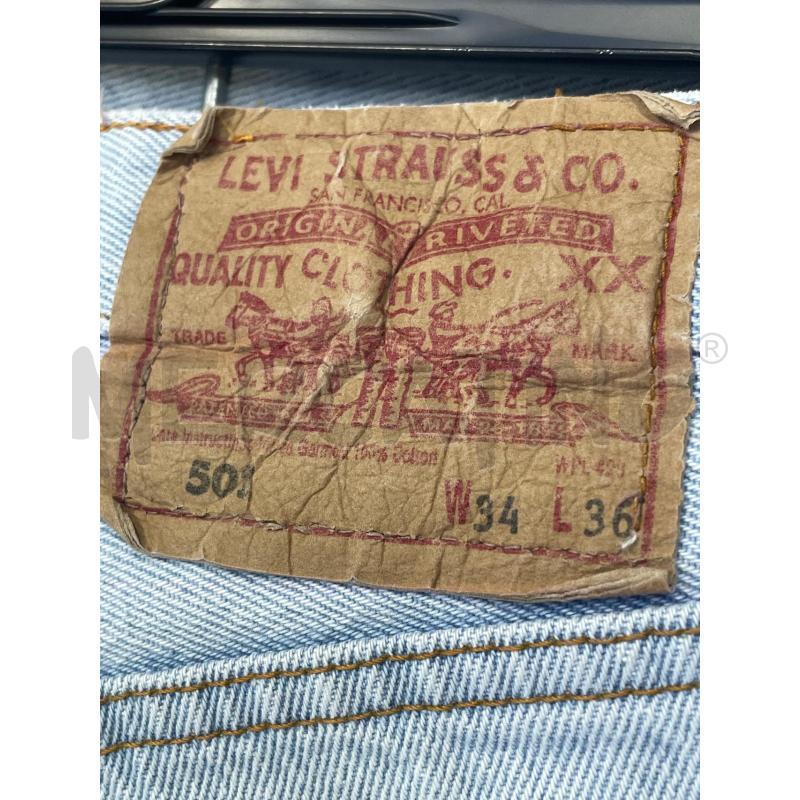 JEANS UOMO LEVIS CHIARO BOTTONI | Mercatino dell'Usato Rivoli 3