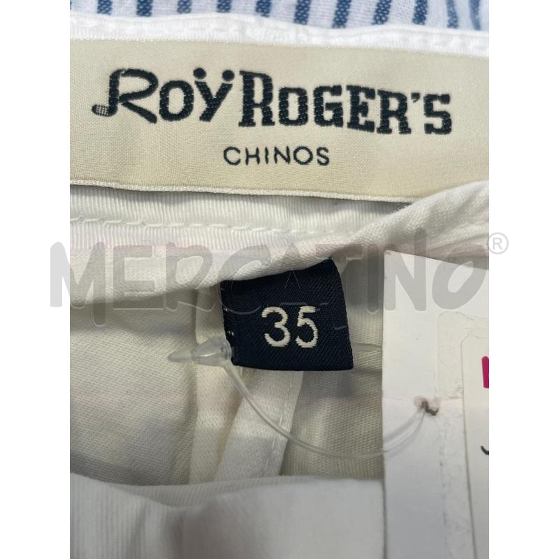 JEANS UOMO ROY ROGERS BIANCO CHINOS  | Mercatino dell'Usato Rivoli 3