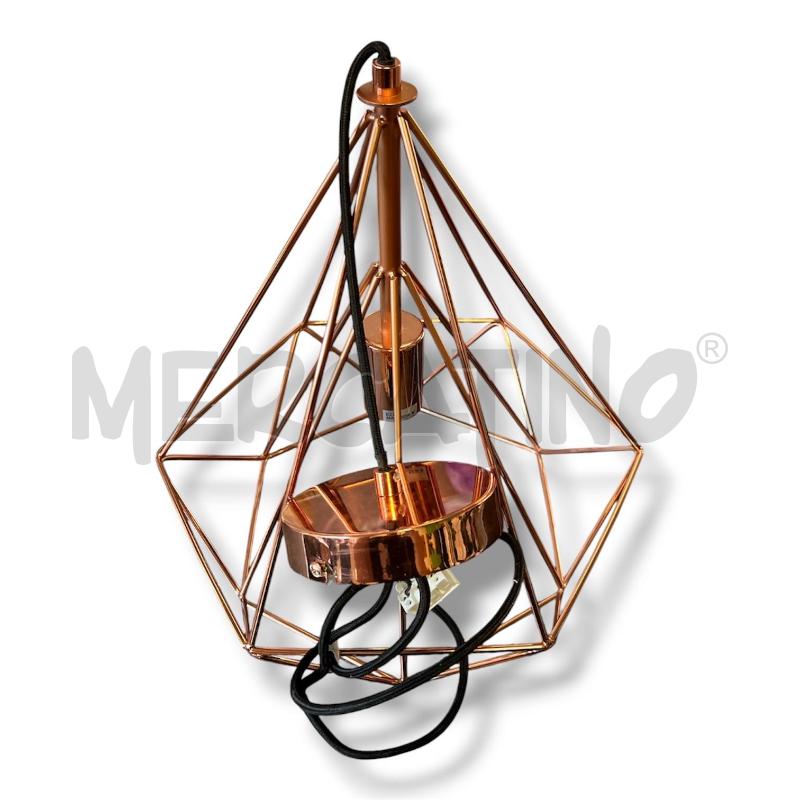 LAMPADARIO ROSE GOLD GEOMETRIE ESAGONO | Mercatino dell'Usato Rivoli 2