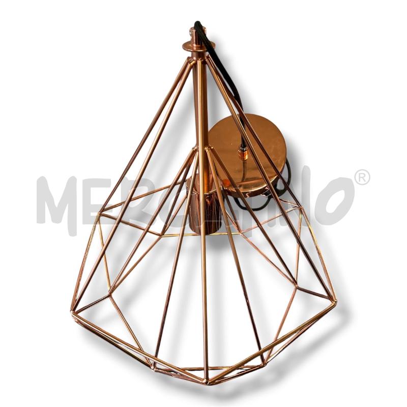 LAMPADARIO ROSE GOLD GEOMETRIE ESAGONO | Mercatino dell'Usato Rivoli 3