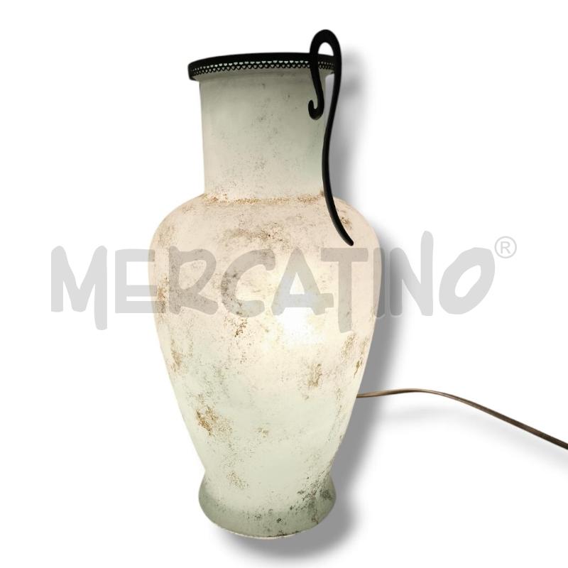 LAMPADA ANFORA AZZURRA ANTICHIZZATA | Mercatino dell'Usato Rivoli 4