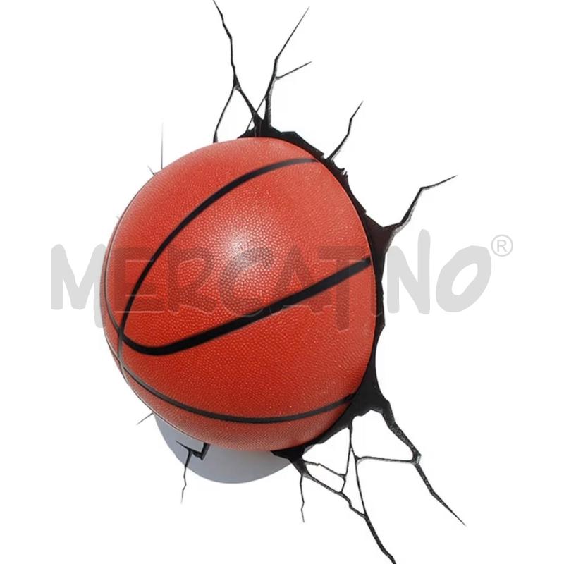LAMPADA DECORO PALLA DA BASKET A MURO | Mercatino dell'Usato Rivoli 1