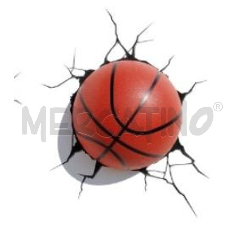 LAMPADA DECORO PALLA DA BASKET A MURO | Mercatino dell'Usato Rivoli 2