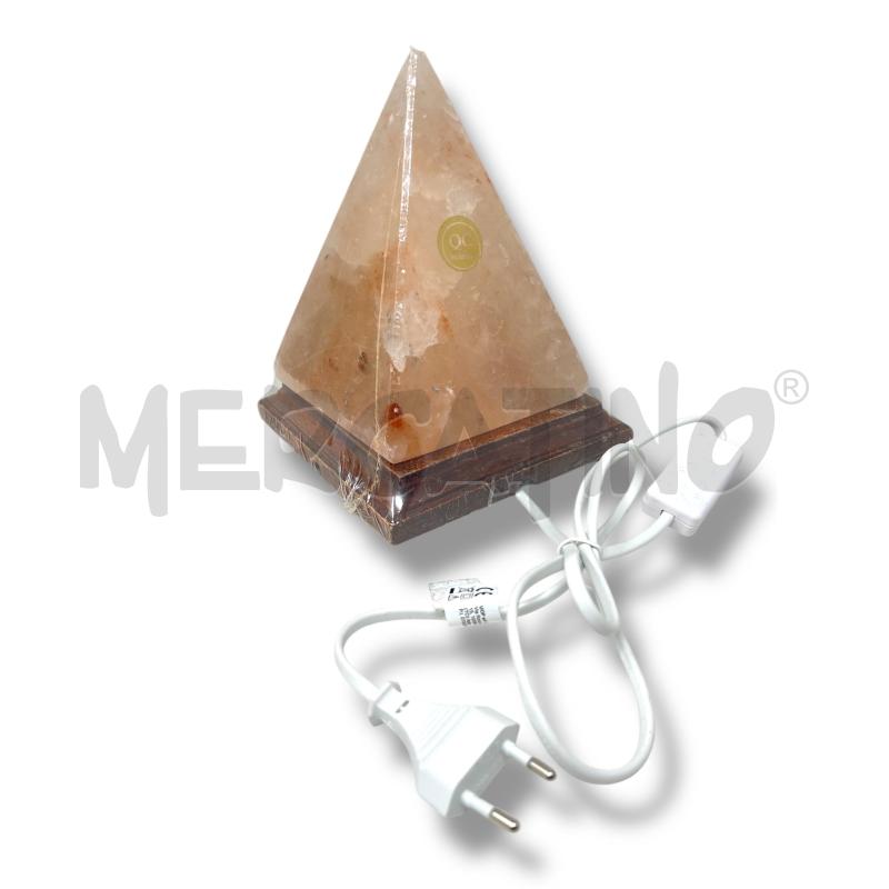 LAMPADA PIRAMIDE SALE ROSA QC | Mercatino dell'Usato Rivoli 1
