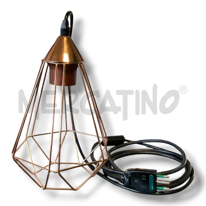 LAMPADA ROSE GOLD GEOMETRIE ESAGONO  | Mercatino dell'Usato Rivoli 1