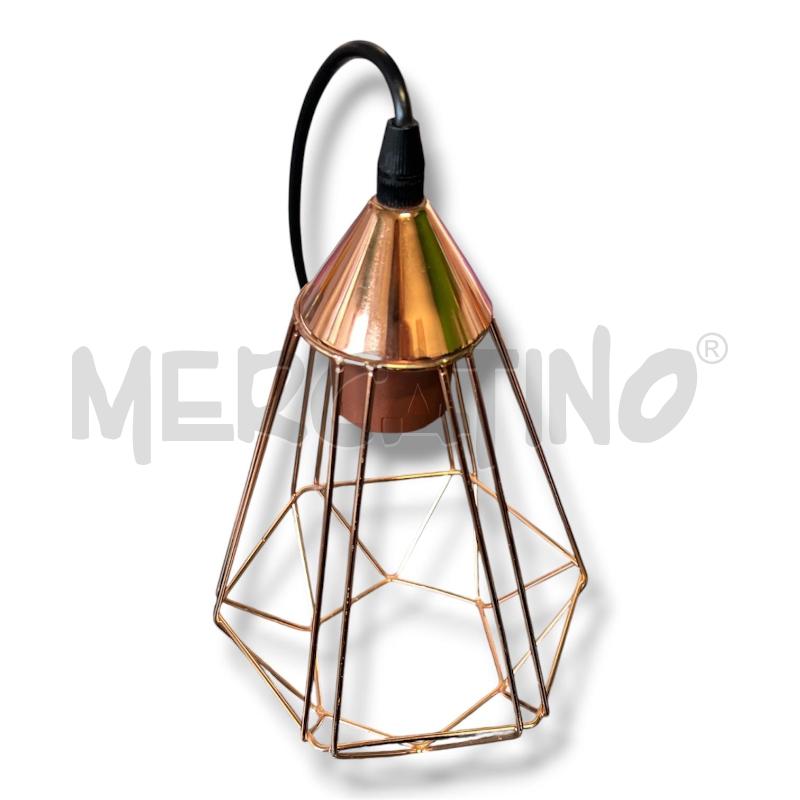 LAMPADA ROSE GOLD GEOMETRIE ESAGONO  | Mercatino dell'Usato Rivoli 2