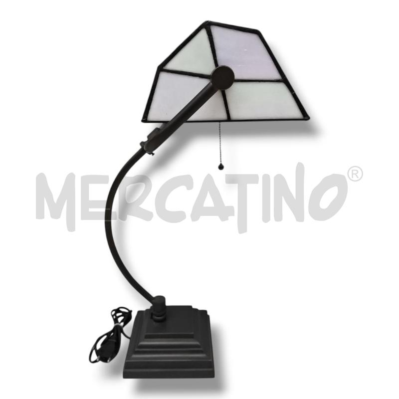 LAMPADA TIFFANY H 52.5 CM SQUADRATA  | Mercatino dell'Usato Rivoli 3
