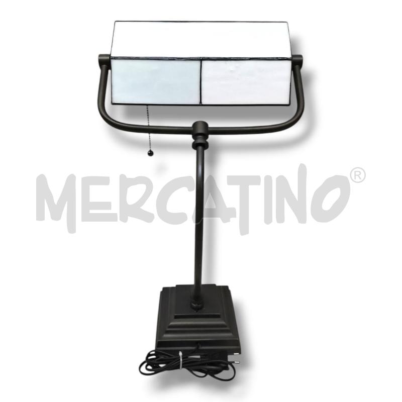 LAMPADA TIFFANY H 52.5 CM SQUADRATA  | Mercatino dell'Usato Rivoli 4