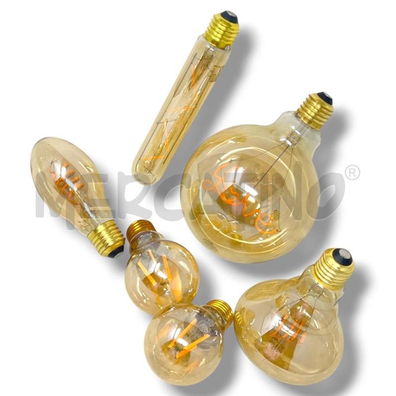 LAMPADINE PZ 6 FILAMENTO ARANCIONE | Mercatino dell'Usato Rivoli 1