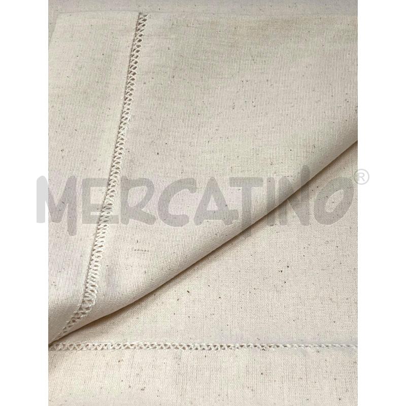 LENZUOLO MATRI 240X285 LINO BORDO A GIORNO  | Mercatino dell'Usato Rivoli 3