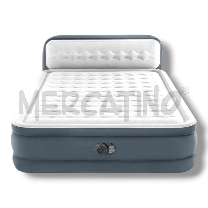 LETTO GONFIABILE INTEX MATRI 152X236X86 CON TESTIERA | Mercatino dell'Usato Rivoli 2