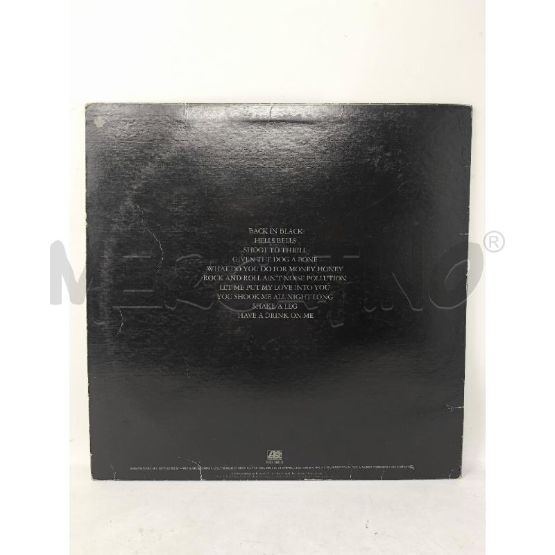LP 33 AC CD BACK IN BLACK 1980 CANADA | Mercatino dell'Usato Rivoli 2