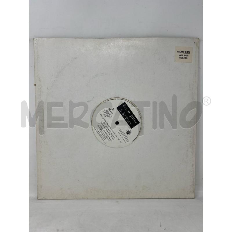 LP 33 ELTON JOHN E RU PAUL 1994 | Mercatino dell'Usato Rivoli 1