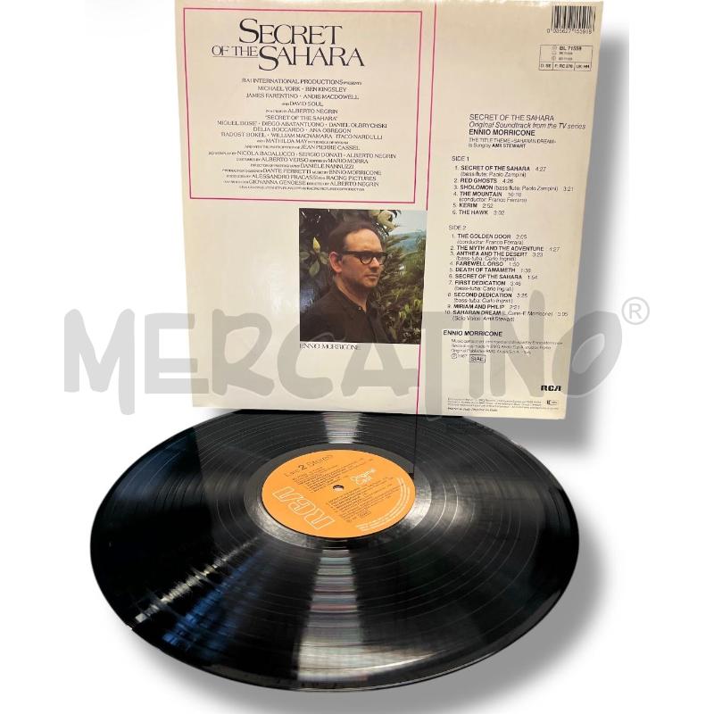 LP 33 ENNIO MORRICONE SECRET OF THE SAHARA | Mercatino dell'Usato Rivoli 2