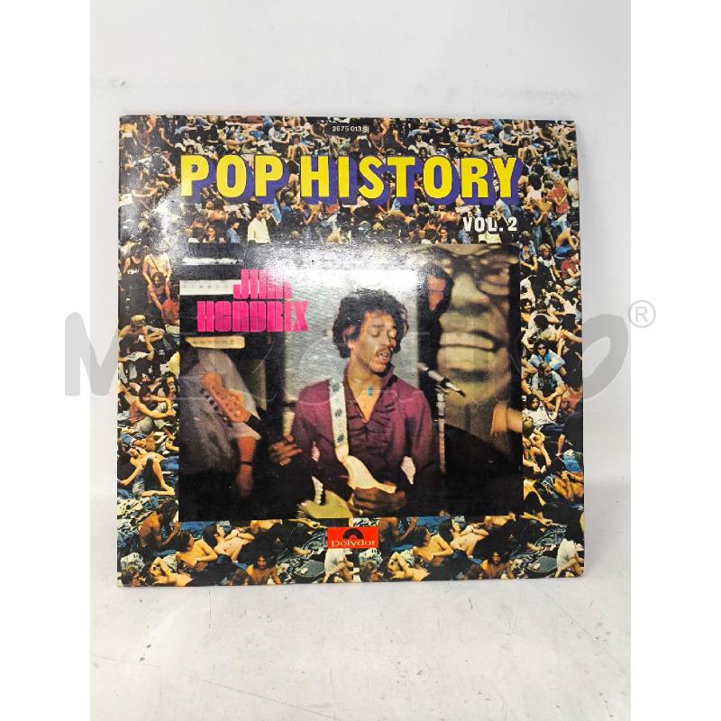 LP 33 JIMI HENDRIX POP HISTORY VOL.2 | Mercatino dell'Usato Rivoli 1