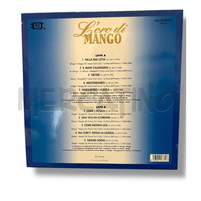 LP 33 MANGO L'ORO DI MANGO | Mercatino dell'Usato Rivoli 3