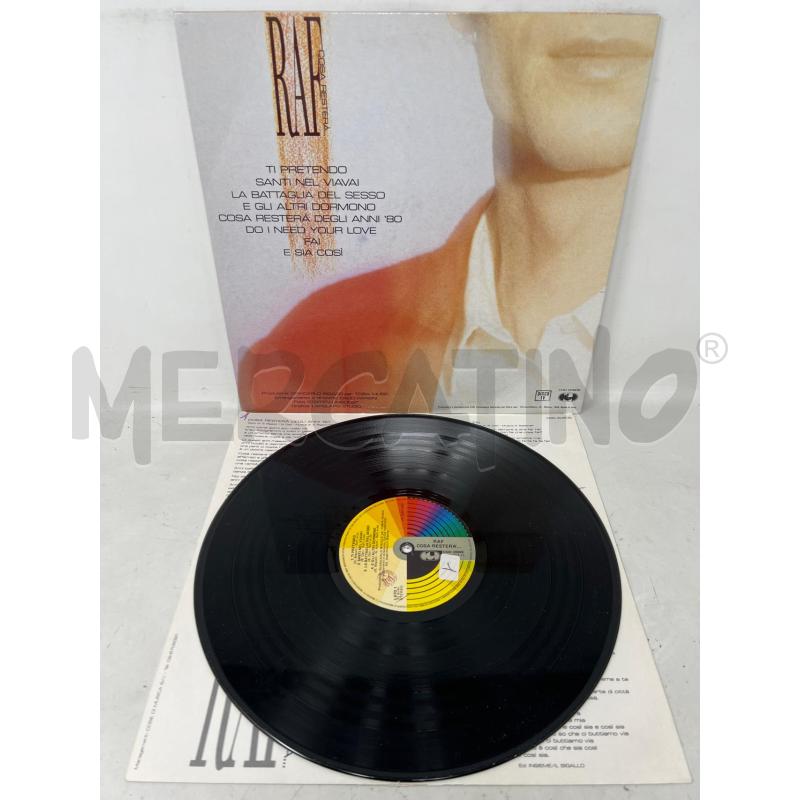 LP 33 RAF COSA RESTERÀ  | Mercatino dell'Usato Rivoli 2