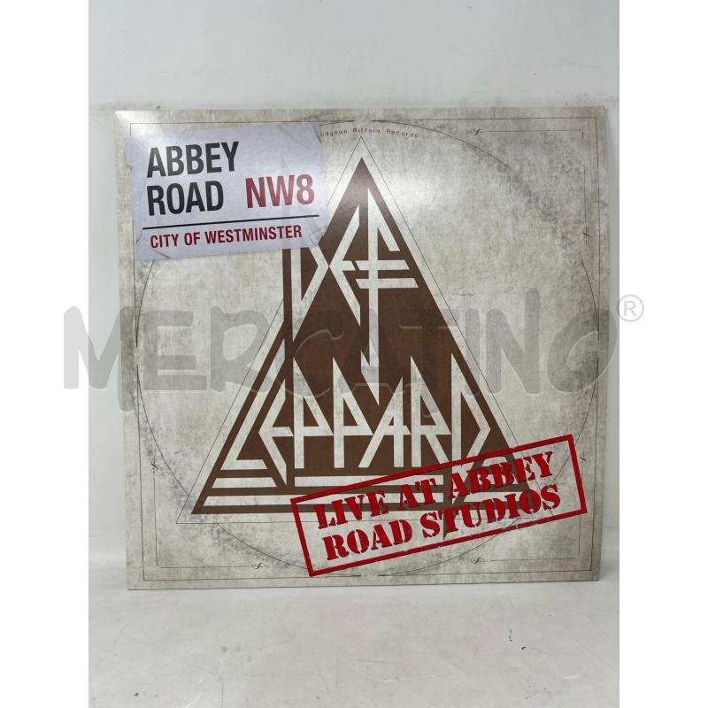 LP 45 DEF LEPPARD LIVE AT ABBEY ROAD STUDIOS | Mercatino dell'Usato Rivoli 1