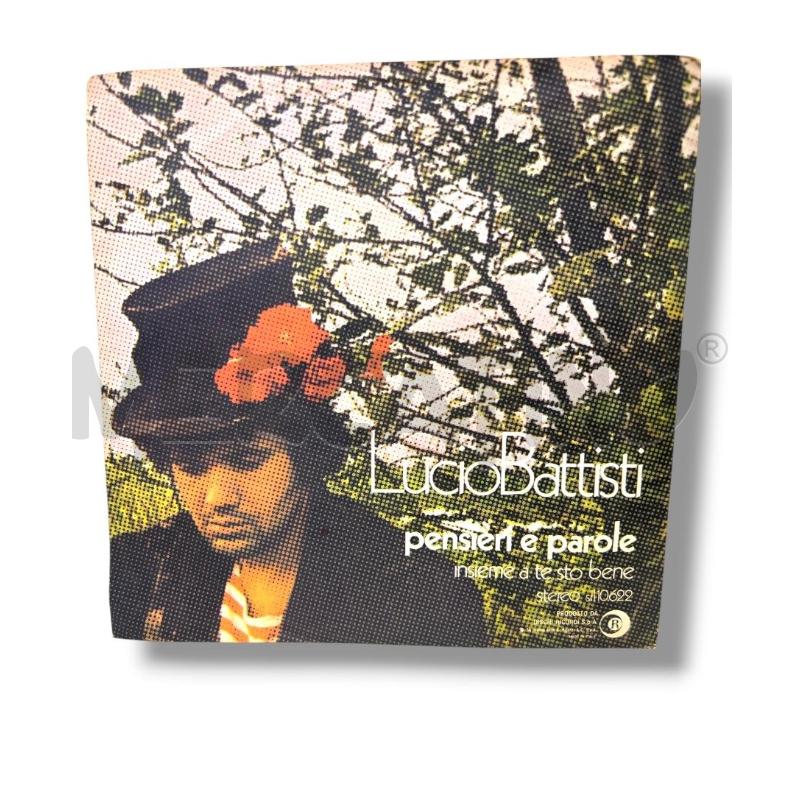 LP 45 LUCIO BATTISTI PENSIERI E PAROLE | Mercatino dell'Usato Rivoli 1