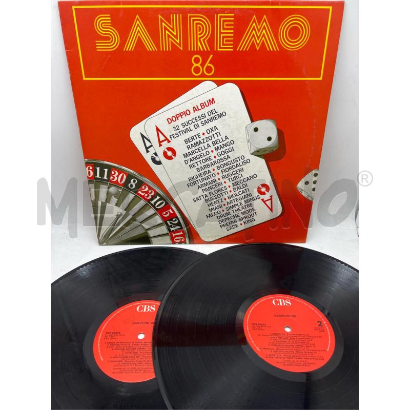 LP SANREMO 86 DOPPIO ALBUM | Mercatino dell'Usato Rivoli 1