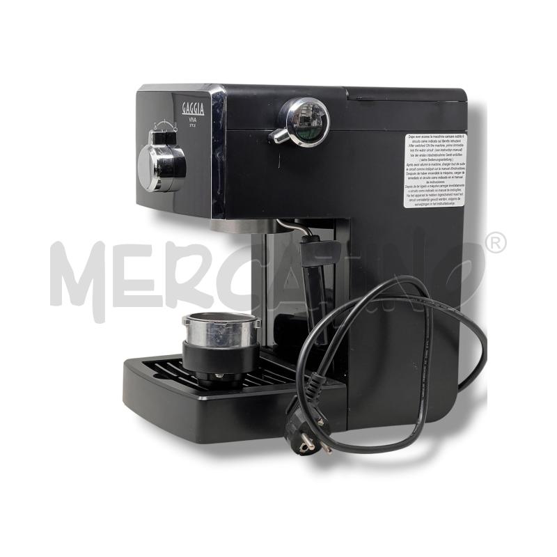 MACCHINA CAFFE' GAGGIA MILANO GAGGIA VIVA STYLE COLORE NERO MANUAL MACHINE | Mercatino dell'Usato Rivoli 2